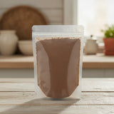 Garden Balsam Stem Powder (Impatiens Balsamina) | The herb/berry/powder/fruit/root/bark that is in the black bowl, i would like it to shown in a plastic stand up resalable pouch that is clear.