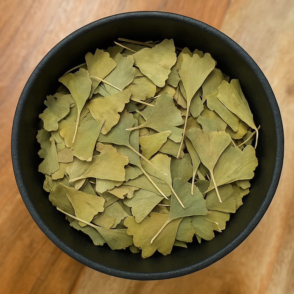 Ginkgo Leaves Whole (Ginkgo Biloba)