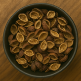 Golden Tassel Seed Slice (Rosa Laevigata)