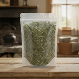 Gotu Kola Herb Whole (Centella Asiatica) | The herb/berry/powder/fruit/root/bark that is in the black bowl, i would like it to shown in a plastic stand up resalable pouch that is clear.
