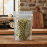 Grindelia Herb Cut (Grindelia Robusta) | The herb/berry/powder/fruit/root/bark that is in the black bowl, i would like it to shown in a plastic stand up resalable pouch that is clear.