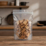 Hawthorn Wood Chips (Crataegus Spp.) | The herb/berry/powder/fruit/root/bark that is in the black bowl, i would like it to shown in a plastic stand up resalable pouch that is clear.
