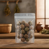 Katsumada Galangal Seed Whole (Alpinia Katsumadai) | The herb/berry/powder/fruit/root/bark/seeds that is in the black bowl, i would like it to shown in a plastic stand up resalable pouch that is clear.