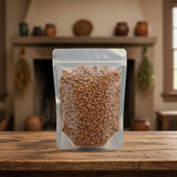 Korintje Cinnamon Chips (Cinnamomum Burmannii) | The herb/berry/powder/fruit/root/bark that is in the black bowl, i would like it to shown in a plastic stand up resalable pouch that is clear.