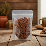 Lesser Galangal Rhizome Pieces (Alpinia Officinarum) | The herb/berry/powder/fruit/root/bark that is in the black bowl, i would like it to shown in a plastic stand up resalable pouch that is clear.