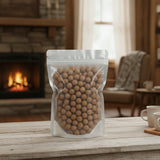 Lotus Seed Whole (Nelumbo Nucifera) | The herb/berry/powder/fruit/root/bark/seeds that is in the black bowl, i would like it to shown in a plastic stand up resalable pouch that is clear.