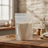 MacaXtra® Powder (Lepidium Meyenii) | The herb/berry/powder/fruit/root/bark that is in the black bowl, i would like it to shown in a plastic stand up resalable pouch that is clear.