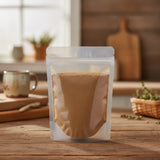 Mace Herb Powder (Myristica Fragrans) | The herb/berry/powder/fruit/root/bark that is in the black bowl, i would like it to shown in a plastic stand up resalable pouch that is clear.