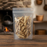 Millettia Root Whole (Millettia Speciosa) | The herb/berry/powder/fruit/root/bark that is in the black bowl, i would like it to shown in a plastic stand up resalable pouch that is clear.