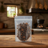 Notopterygium Root Whole (Notopterygium Incisum) | The herb/berry/powder/fruit/root/bark that is in the black bowl, i would like it to shown in a plastic stand up resalable pouch that is clear.