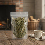 Olive Leaf Whole (Olea Europaea) | The herb/berry/powder/fruit/root/bark that is in the black bowl, i would like it to shown in a plastic stand up resalable pouch that is clear.