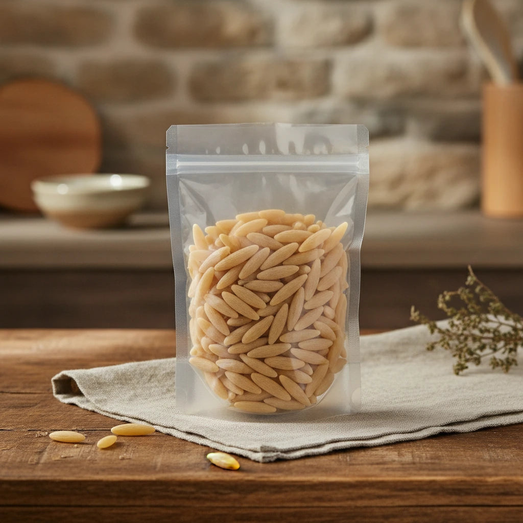 Ophiopogon Root Pieces (Ophiopogon Japonicus) | The herb/berry/powder/fruit/root/bark that is in the black bowl, i would like it to shown in a plastic stand up resalable pouch that is clear.