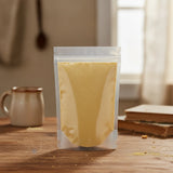 Orange Peel Powder (Citrus Sinensis) | The herb/berry/powder/fruit/root/bark that is in the black bowl, i would like it to shown in a plastic stand up resalable pouch that is clear.