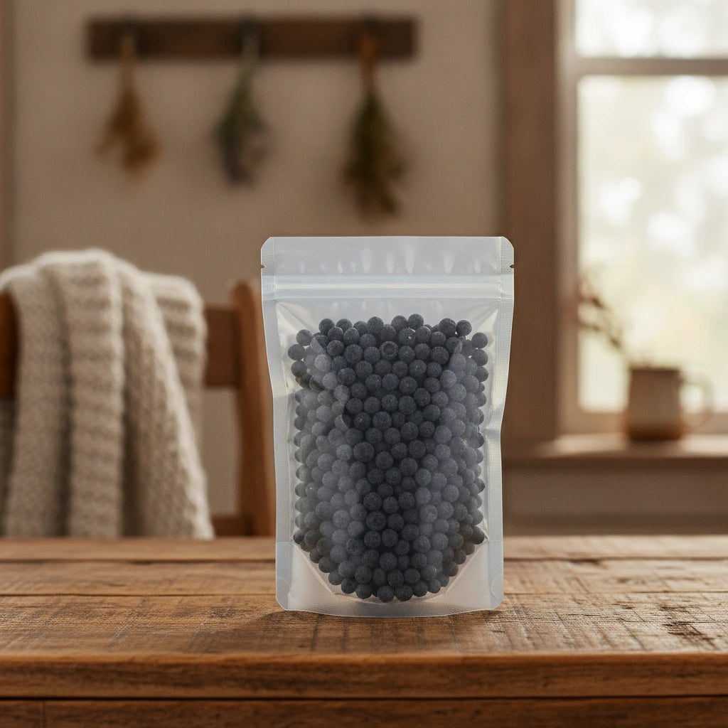 Oregon Grape Berries Whole (Mahonia aquifolium) | The herb/berry/powder/fruit that is in the black bowl, i would like it to shown in a plastic stand up resalable bag that is clear.