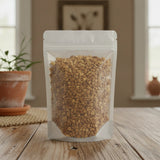 Palo Santo Cut (Bursera Graveolens) | The herb/berry/powder/fruit/root/bark that is in the black bowl, i would like it to shown in a plastic stand up resalable pouch that is clear.