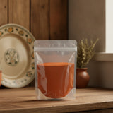 Paprika Powder (Hungary) (Capsicum Annuum) | The herb/berry/powder/fruit/root/bark that is in the black bowl, i would like it to shown in a plastic stand up resalable pouch that is clear.