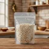 Pearl Barley Whole (Coix Lacryma-Jobi Var. Ma-Yuen) | The herb/berry/powder/fruit/root/bark/seeds that is in the black bowl, i would like it to shown in a plastic stand up resalable pouch that is clear.
