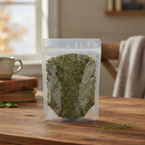 Peppermint Leaf Cut (Egyptian) (Mentha Piperita) | The herb/berry/powder/fruit/root/bark that is in the black bowl, i would like it to shown in a plastic stand up resalable pouch that is clear.