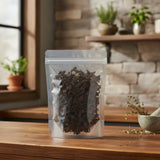 Perilla Leaf Cut (Perilla Frutescens) | The herb/berry/powder/fruit/root/bark that is in the black bowl, i would like it to shown in a plastic stand up resalable pouch that is clear.