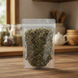 Peruvian Pepper Tree Herb Cut (Schinus Molle) | The herb/berry/powder/fruit/root/bark that is in the black bowl, i would like it to shown in a plastic stand up resalable pouch that is clear.