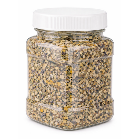 Plastic Grip Jar with Lid