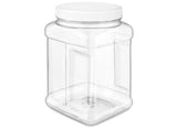 Plastic Grip Jar with Lid