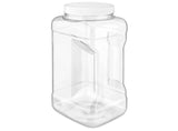 Plastic Grip Jar with Lid