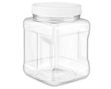 Plastic Grip Jar with Lid