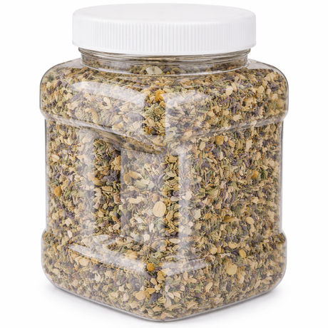 Plastic Grip Jar with Lid