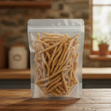 Pseudostellaria Root Pieces (Pseudostellaria Heterophylla) | The herb/berry/powder/fruit/root/bark that is in the black bowl, i would like it to shown in a plastic stand up resalable pouch that is clear.