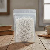 Quartz Album Pieces (Silicon Dioxide, SiO₂) | The herb/berry/powder/fruit/root/bark that is in the black bowl, i would like it to shown in a plastic stand up resalable pouch that is clear.