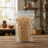 Quassia Wood Chips (Quassia Amara) | The herb/berry/powder/fruit/root/bark that is in the black bowl, i would like it to shown in a plastic stand up resalable pouch that is clear.