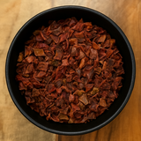 Red Bell Peppers Cut (Capsicum Annuum)