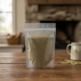 Red Clover Herb Powder (Trifolium Pratense) | The herb/berry/powder/fruit/root/bark that is in the black bowl, i would like it to shown in a plastic stand up resalable pouch that is clear.