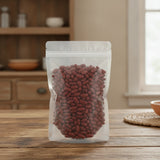 Red Kidney Beans Whole (Phaseolus Vulgaris) | The herb/berry/powder/fruit/root/bark that is in the black bowl, i would like it to shown in a plastic stand up resalable pouch that is clear.