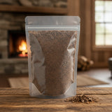 Rhubarb Root Cut (Rheum Officinalis) | The herb/berry/powder/fruit/root/bark that is in the black bowl, i would like it to shown in a plastic stand up resalable pouch that is clear.