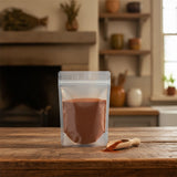 Rooibos Extract Powder (Aspalathus Linearis) | The herb/berry/powder/fruit/root/bark that is in the black bowl, i would like it to shown in a plastic stand up resalable pouch that is clear.