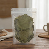 Root Beer Plant Leaf Whole (Piper Auritum) | The herb/berry/powder/fruit/root/bark that is in the black bowl, i would like it to shown in a plastic stand up resalable pouch that is clear.