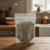 Sage Leaf Cut (Salvia Officinalis) | The herb/berry/powder/fruit/root/bark that is in the black bowl, i would like it to shown in a plastic stand up resalable pouch that is clear.