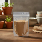 Sand Ginger Rhizome Powder (Kaempferia Galanga) | The herb/berry/powder/fruit/root/bark that is in the black bowl, i would like it to shown in a plastic stand up resalable pouch that is clear.