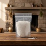 Sea Salt Coarse | The herb/berry/powder/fruit/root/bark that is in the black bowl, i would like it to shown in a plastic stand up resalable pouch that is clear.
