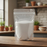 Sea Salt Fine | The herb/berry/powder/fruit/root/bark that is in the black bowl, i would like it to shown in a plastic stand up resalable pouch that is clear.