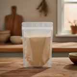 Sheep's Sorrel Herb Powder (Rumex Acetosella) | The herb/berry/powder/fruit/root/bark that is in the black bowl, i would like it to shown in a plastic stand up resalable pouch that is clear.