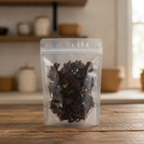Silk Tree Flowers (Albizia Julibrissin) | The herb/berry/powder/fruit/root/bark that is in the black bowl, i would like it to shown in a plastic stand up resalable pouch that is clear.
