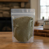 Spearmint Leaf Cut (USA) (Mentha Spicata) | The herb/berry/powder/fruit/root/bark that is in the black bowl, i would like it to shown in a plastic stand up resalable pouch that is clear.