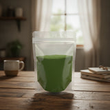 Spinach Leaf Powder (Spinacia Oleracea) | The herb/berry/powder/fruit/root/bark that is in the black bowl, i would like it to shown in a plastic stand up resalable pouch that is clear.