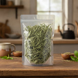 Stevia Leaf Whole (Stevia Rebaudiana) | The herb/berry/powder/fruit/root/bark that is in the black bowl, i would like it to shown in a plastic stand up resalable pouch that is clear.