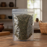 Sticky Germander Herb Whole (Teucrium Viscidum) | The herb/berry/powder/fruit/root/bark that is in the black bowl, i would like it to shown in a plastic stand up resalable pouch that is clear.