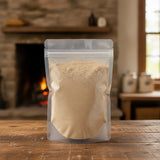 Stone Root Powder (Collinsonia Canadensis) | The herb/berry/powder/fruit/root/bark that is in the black bowl, i would like it to shown in a plastic stand up resalable pouch that is clear.