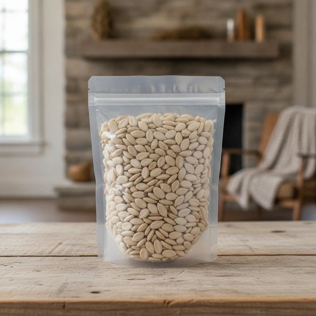 Sunflower Seed Whole (Helianthus Annuus) | The herb/berry/powder/fruit/root/bark/seeds that is in the black bowl, i would like it to shown in a plastic stand up resalable pouch that is clear.